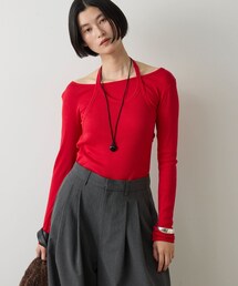 レイヤードカットソー