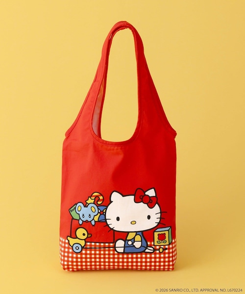 3coins(3coins)の「マルシェバッグ/HELLO KITTY(ショルダーバッグ・レディース・レッド・FREE)」の1枚目の写真