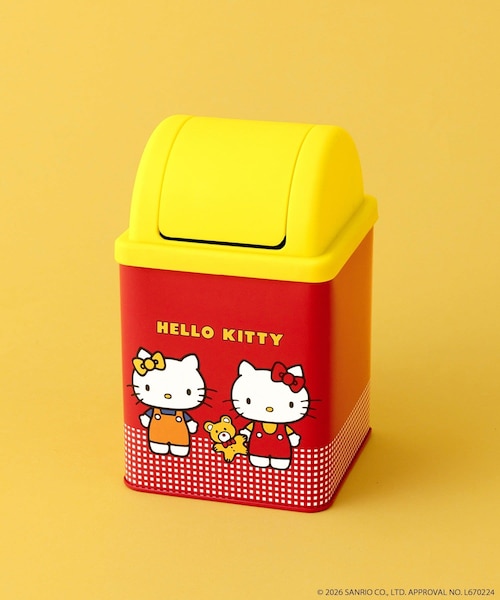 3coins(3coins)の「ダストボックス/HELLO KITTY(インテリア・レッド・FREE)」の1枚目の写真