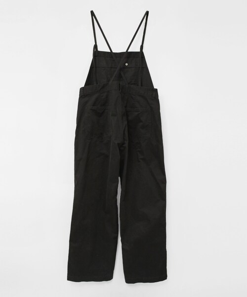 RNA-N(アールエヌエーエヌ)の「【9月中旬納期】O0760 THIN STRAP OVERALLS(オールインワン・サロペット・レディース・黒/ストーンウォッシュ/オールド加工)」の4枚目の写真