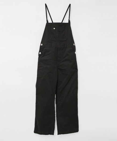RNA-N(アールエヌエーエヌ)の「【9月中旬納期】O0760 THIN STRAP OVERALLS(オールインワン・サロペット・レディース・黒/ストーンウォッシュ/オールド加工)」の1枚目の写真