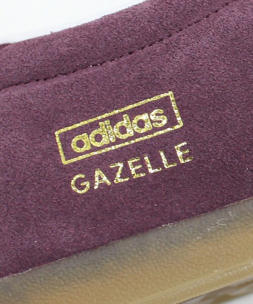 RNA(アールエヌエー)の「E5271 adidas GAZELLE LO PRO W(シューズ・レディース・ブラック/マルーン)」の15枚目の写真