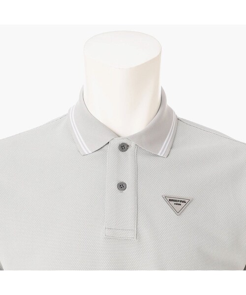 BRIEFING(ブリーフィング)の「【先行予約】REF MEN’S MINI LINE POLO(その他・GRAY/WHITE/BLACK/NAVY・S/M/L/XL)」の6枚目の写真