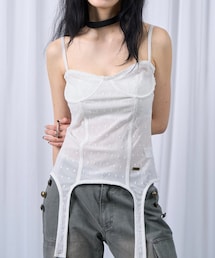 WHO'S WHO gallery | 【SixM】Tulle garter corset(キャミソール)