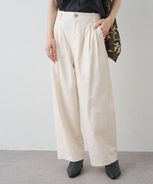PUAL CE CIN | 3タックチノスラックスパンツ(チノパンツ)