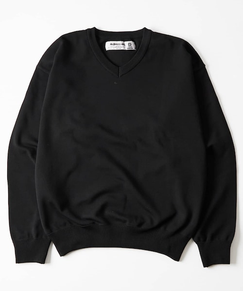 WHO'S WHO gallery(フーズフーギャラリー)の「【Sourcream】Vネックニット(ニット/セーター・メンズ・グレー/ブラック/パープル・F)」の2枚目の写真