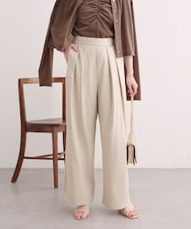 natural couture | ツータックイージースラックスパンツ(スラックス)