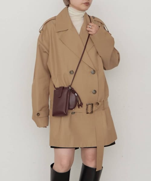 LOUNGEDRESS（ラウンジドレス）の「ワッシャータフタトレンチコート