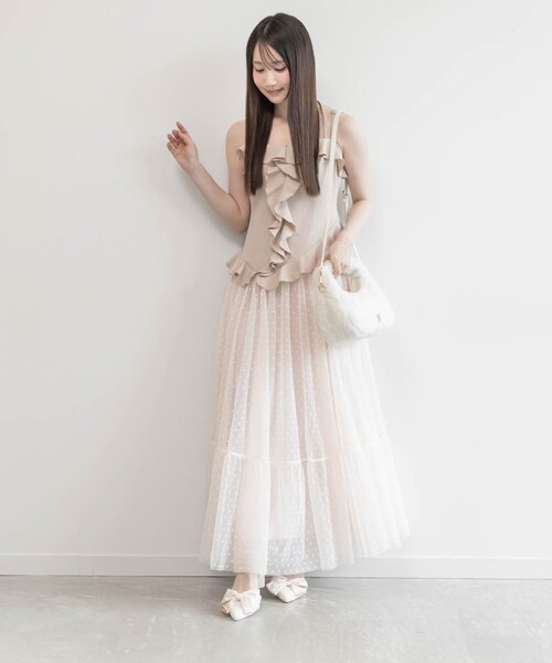 RANDA(ランダ)の「ハートヒールアンクルストラップリボンパンプス(その他・レディース・その他)」の9枚目の写真