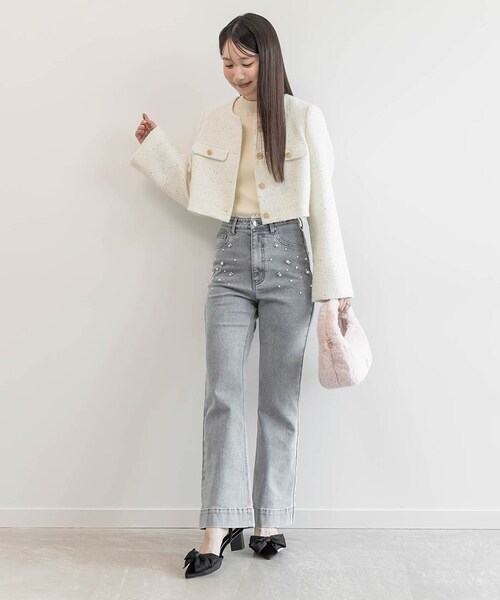 RANDA(ランダ)の「ハートヒールアンクルストラップリボンパンプス(その他・レディース・その他)」の15枚目の写真