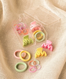 3coins | カラフルヘアアクセセット(その他ヘアアクセサリー)