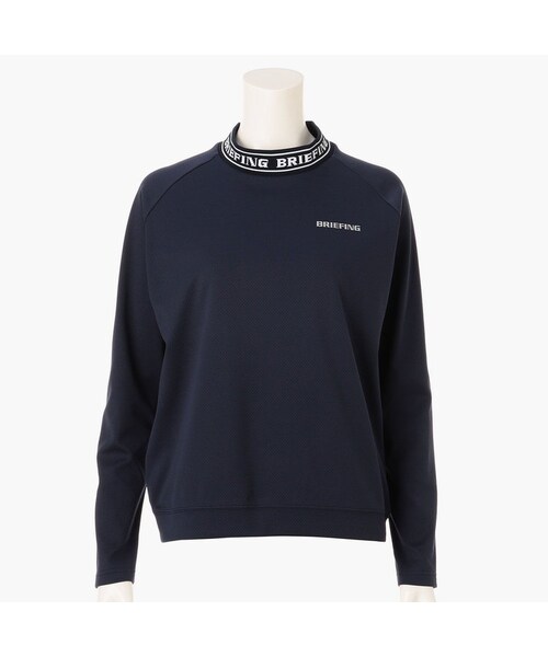 BRIEFING(ブリーフィング)の「【8月下旬頃入荷予定】WOMEN’S NECK LOGO LS HIGHNECK(リラックスフィット)(その他・BLACK/WHITE/GRAY/NAVY・S/M/L)」の3枚目の写真
