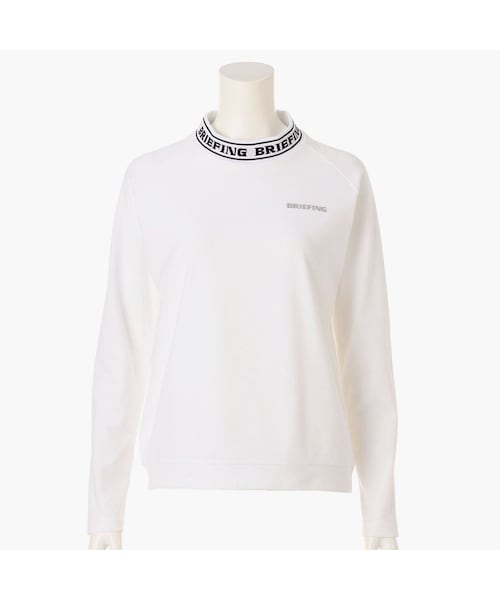 BRIEFING(ブリーフィング)の「【8月下旬頃入荷予定】WOMEN’S NECK LOGO LS HIGHNECK(リラックスフィット)(その他・BLACK/WHITE/GRAY/NAVY・S/M/L)」の1枚目の写真