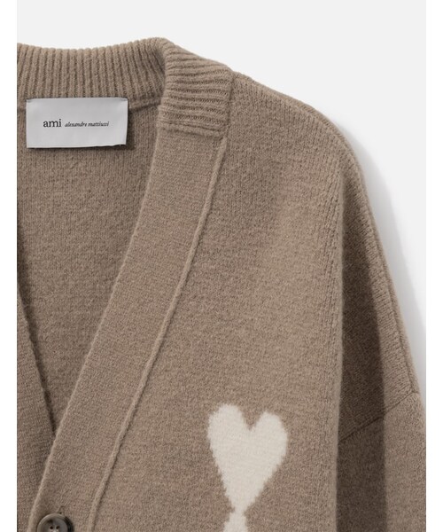 ami（アミ）の「Alpaca Cardigan With Ami De Coeur（その他・メンズ・other・XS/S/M/L）」の3枚目の写真