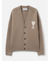 ami | Alpaca Cardigan With Ami De Coeur