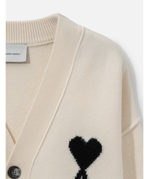 ami（アミ）の「Wool Cardigan With Ami De Coeur（その他・メンズ・other・XS/S/M/L/XL/XXS）」の3枚目の写真