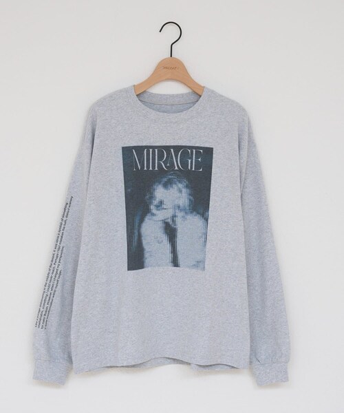 DISCOAT(ディスコート)の「【Enlude】アソートタイポグラフフォトロンT《ユニセックス》(Tシャツ/カットソー・レディース・グレー/オフホワイト/チャコールグレー・L/M)」の1枚目の写真