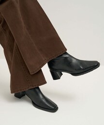 CAPRICIEUX LE'MAGE | センターシームストレッチショートブーツ(ブーツ)