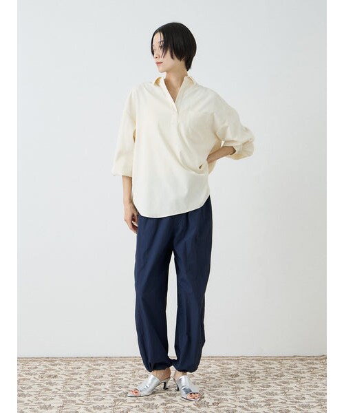 VICKY（ビッキー）の「撥水ナイロンドローコードパンツ（パンツ・レディース・ブラック/ネイビー/チャコールグレー・M）」の21枚目の写真