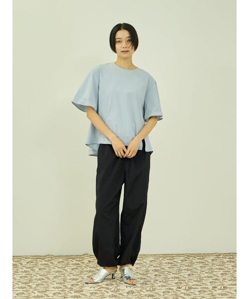 VICKY（ビッキー）の「撥水ナイロンドローコードパンツ（パンツ・レディース・ブラック/ネイビー/チャコールグレー・M）」の14枚目の写真