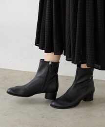 BEARDSLEY | オブリークトゥショートブーツ《本革》(ブーツ)