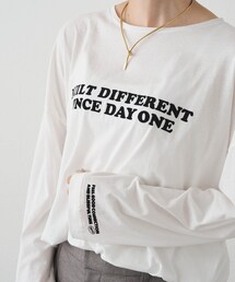 PUAL CE CIN | 【F&B】オーガニックコットンシアーガーゼカットソー(Tシャツ/カットソー)