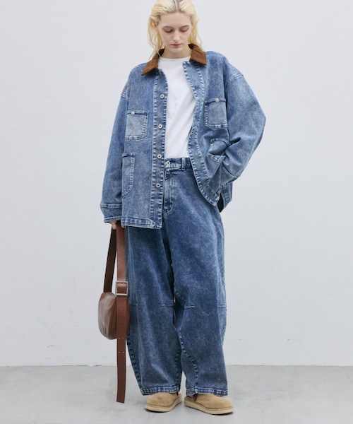 CIAOPANIC TYPY(チャオパニックティピー)の「【UNISEX】柔らかヴィンテージTYPYDENIM(デニムパンツ・レディース・ブラウン/インディゴブルー/ブラック・ONE)」の3枚目の写真