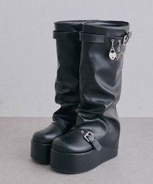 OLIVE des OLIVE | 【インフルエンサー企画】miko charm cover boots(ブーツ)