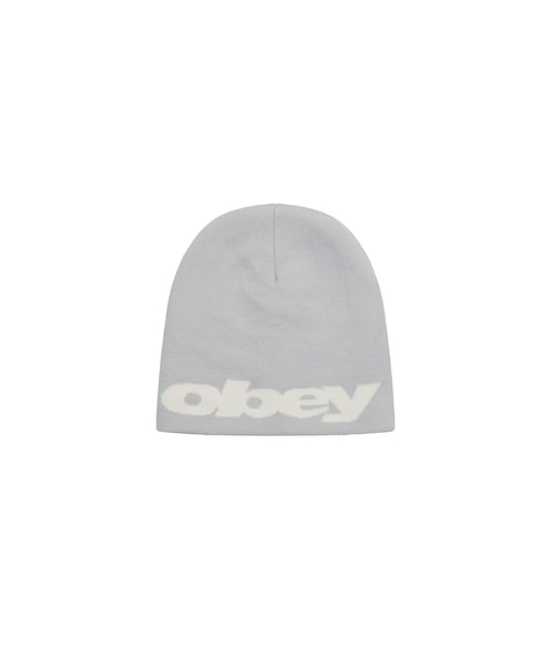 WHO'S WHO gallery(フーズフーギャラリー)の「【OBEY】DELTA BEANIE(ニットキャップ/ビーニー・メンズ・ブラック/ライトグレー/ホワイト/ブルー・F)」の3枚目の写真