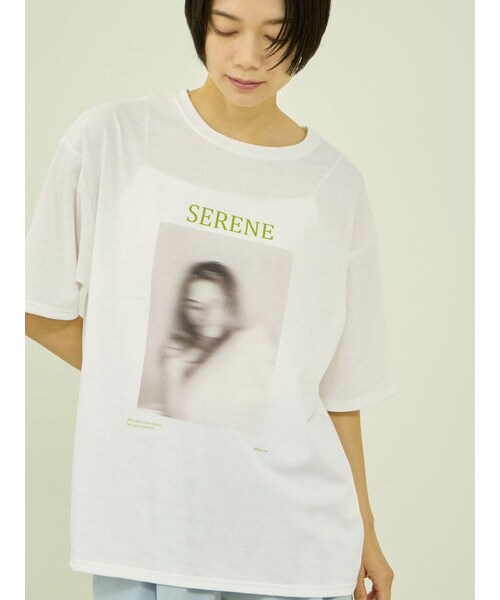 VICKY(ビッキー)の「ひんやりフォトTシャツ(トップス・レディース・オフホワイト/ホワイト系その他/アイボリー・M)」の13枚目の写真