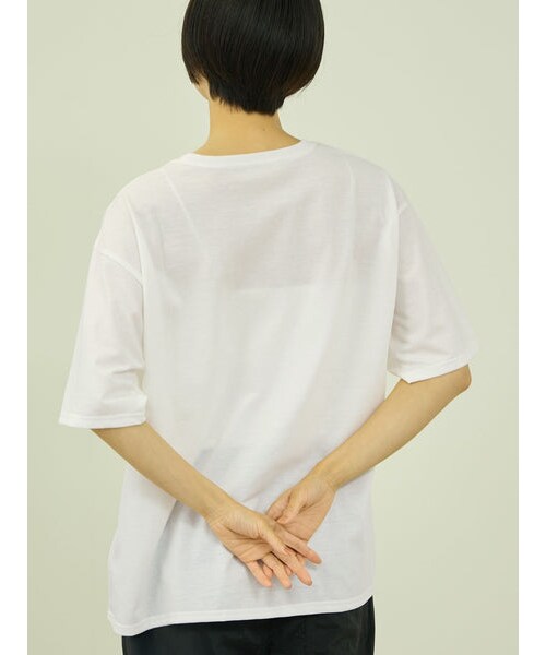VICKY(ビッキー)の「ひんやりフォトTシャツ(トップス・レディース・オフホワイト/ホワイト系その他/アイボリー・M)」の9枚目の写真