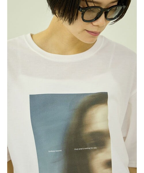 VICKY(ビッキー)の「ひんやりフォトTシャツ(トップス・レディース・オフホワイト/ホワイト系その他/アイボリー・M)」の10枚目の写真