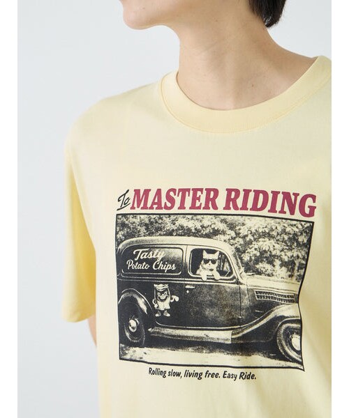 VICKY（ビッキー）の「【Power To People】≪追加分入荷≫ MASTER RIDINGフォトTシャツ（トップス・レディース・アイボリー/オフホワイト/ネイビー・M）」の13枚目の写真