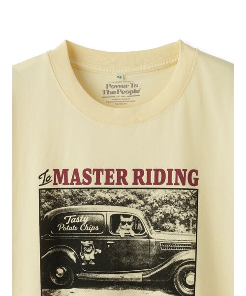 VICKY（ビッキー）の「【Power To People】≪追加分入荷≫ MASTER RIDINGフォトTシャツ（トップス・レディース・アイボリー/オフホワイト/ネイビー・M）」の20枚目の写真