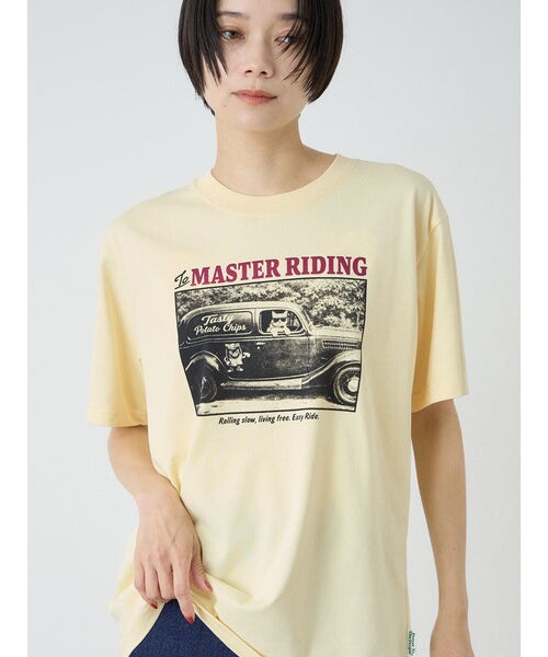 VICKY（ビッキー）の「【Power To People】≪追加分入荷≫ MASTER RIDINGフォトTシャツ（トップス・レディース・アイボリー/オフホワイト/ネイビー・M）」の2枚目の写真