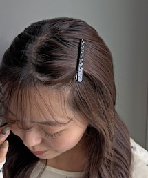 Lattice | ストーンクリップセット(3P)(バレッタ/ヘアクリップ)