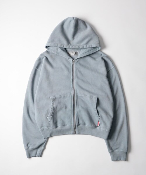 【26AW LOOK掲載品番】【Sourcream】Faded ZIPパーカー
