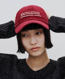 CIAOPANIC TYPY（チャオパニックティピー）の「コーデュロイロゴ刺繍キャップ（キャップ）」