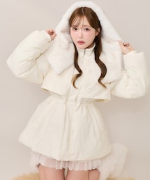 one after another NICE CLAUP（ワンアフターアナザーナイスクラップ）の「【Premium order】中綿ミドルコート（ダウンジャケット/コート）」