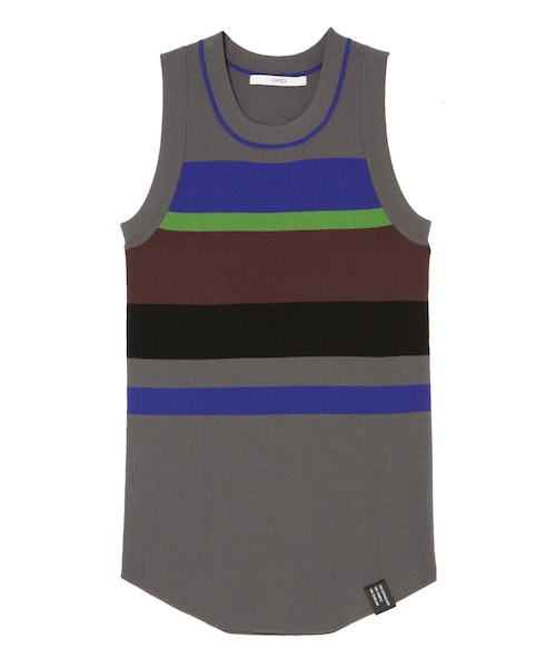 UN3D. ウェーブラインディテールタンクトップ UN3D. ウェーブラインディテールタンクトップ UN3D.（アンスリード）の