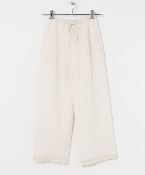 URBAN RESEARCH（アーバンリサーチ）の「AMOMENTO　SHEER PADDED PANTS（その他パンツ・レディース・BLACK/IVORY・0）」の7枚目の写真