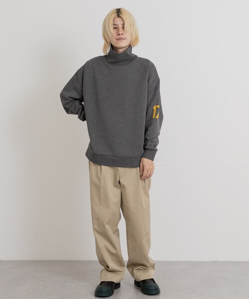 THE GOODLAND MARKET（ザグッドランドマーケット）の「TONY　LA turtle neck fleece SWEAT（スウェット・メンズ・BLK/GRY・M/L）」の17枚目の写真