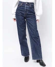 Ungrid | ハイウエストルーズストレートデニム(デニムパンツ)