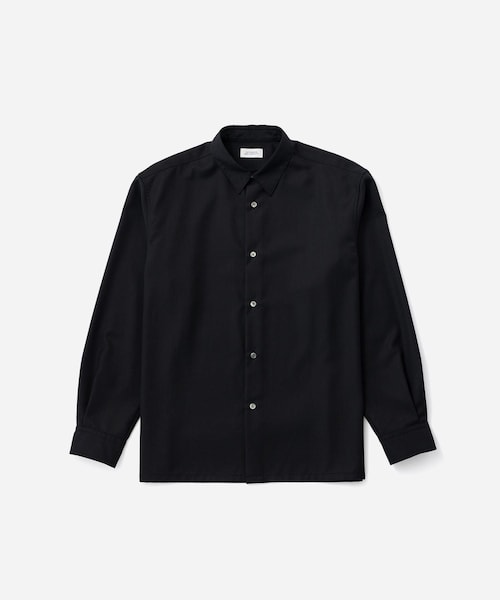 Saturdays NYC(サタデーズ ニューヨークシティ )の「Kenmare Tropical Wool LS Shirt(シャツ/ブラウス・レディース・ブラック/グレー・L/M/S/XL)」の2枚目の写真