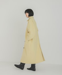 KBF | ステンカラーコクーンロングコート(ステンカラーコート)