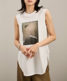 ADAM ET ROPE' | Yasuko Hirano / 平野泰子 ARTプリントノースリーブT(タンクトップ)