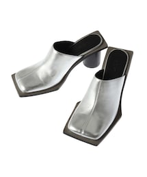 UN3D. | WIDE SQUARE MULE(パンプス)