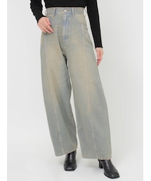 MURUA | バレルレッグコクーンシルエットデニム(デニムパンツ)