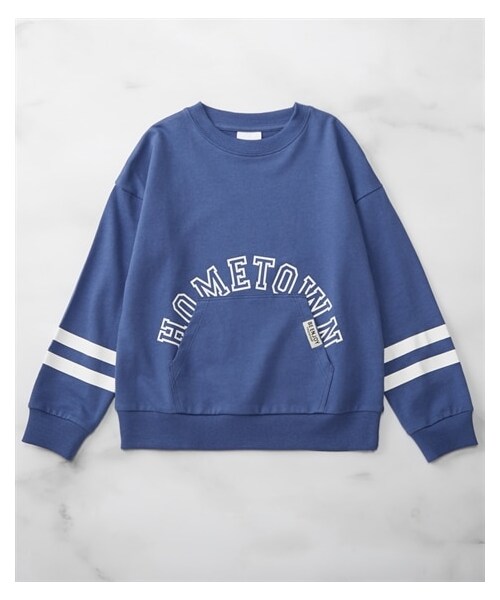 ラッキー様　スウェット　トレーナー　ノバチェック　子供　130 セール☆1290円→990円 キッズ 110-140 トレーナー 裏毛
