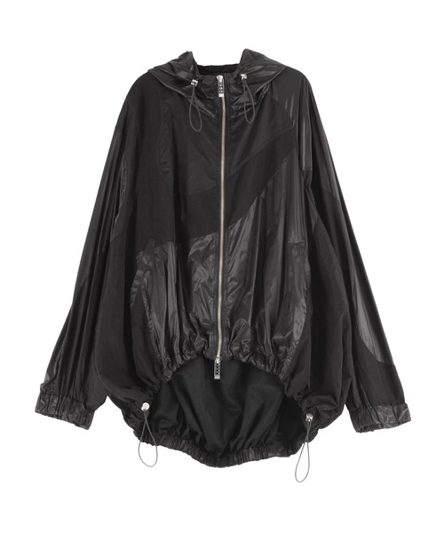 UN3D.(アンスリード)の「WAVE PATCHWORK WINDBREAKER(ブルゾン・レディース・グレー/ブラック/ベージュ・F)」の3枚目の写真